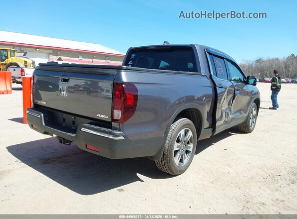 5FPYK3F69JB009204 2018 HONDA RIDGELINE Gray Rear right