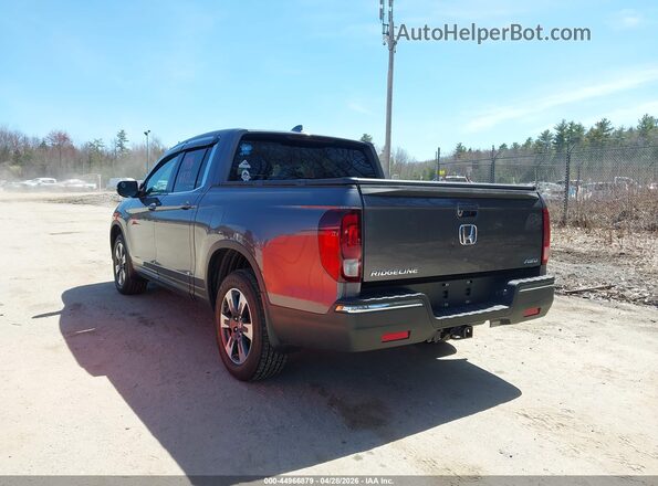 5FPYK3F69JB009204 2018 HONDA RIDGELINE Gray Rear left