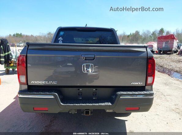 5FPYK3F69JB009204 2018 HONDA RIDGELINE Gray 