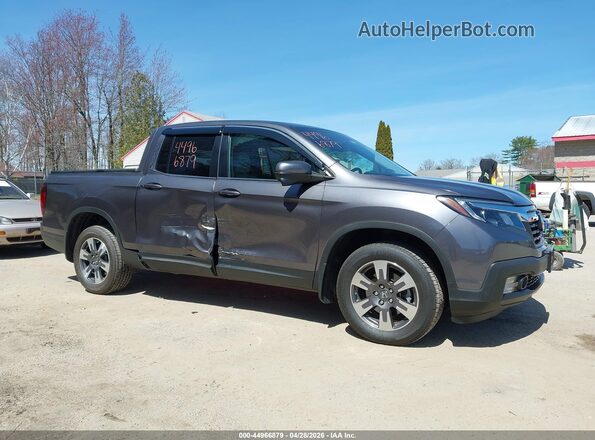 5FPYK3F69JB009204 2018 HONDA RIDGELINE Gray Rear interior view