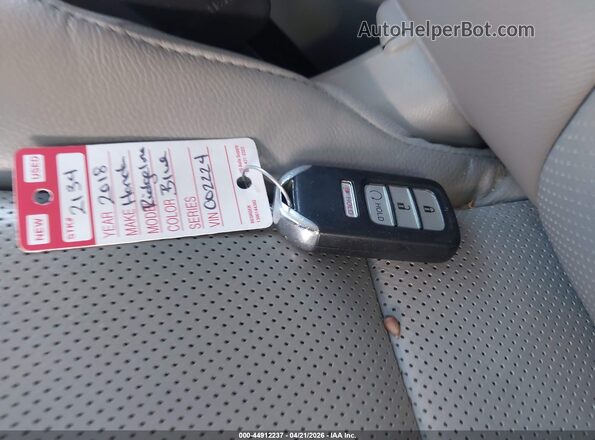 5FPYK3F71JB002224 2018 HONDA RIDGELINE Blue Widok deski rozdzielczej