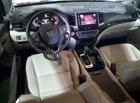 5FPYK3F71KB034592 2019 HONDA RIDGELINE Бирюзовый Вид панели приборов
