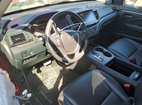 5FPYK3F71PB053280 2023 HONDA RIDGELINE Red Widok deski rozdzielczej