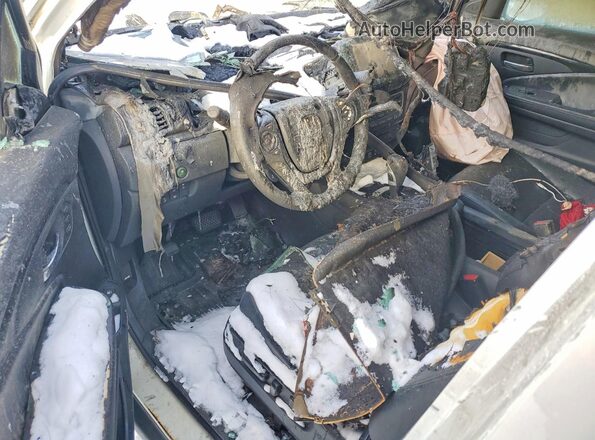 5FPYK3F72JB501517 2018 HONDA RIDGELINE White Vista del salpicadero
