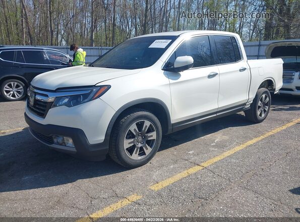 5FPYK3F73KB002209 2019 HONDA RIDGELINE White წინა მარცხენა ხედი სამი მეოთხედიდან