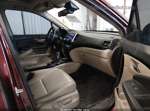 5FPYK3F74KB022162 2019 HONDA RIDGELINE Red წინა სალონის ხედი