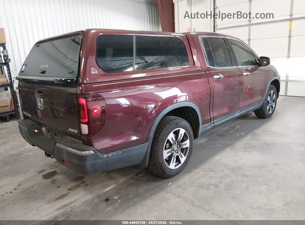 5FPYK3F74KB022162 2019 HONDA RIDGELINE Red უკანა მარჯვენა