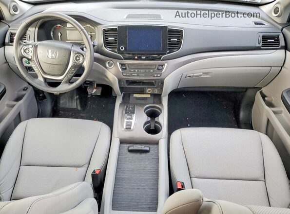 5FPYK3F75MB008242 2021 HONDA RIDGELINE Charcoal Առջևի վահանակի տեսք