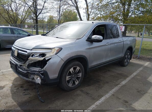 5FPYK3F76JB007709 2018 HONDA RIDGELINE Silver Առջևի ձախ երեք քառորդ տեսարան