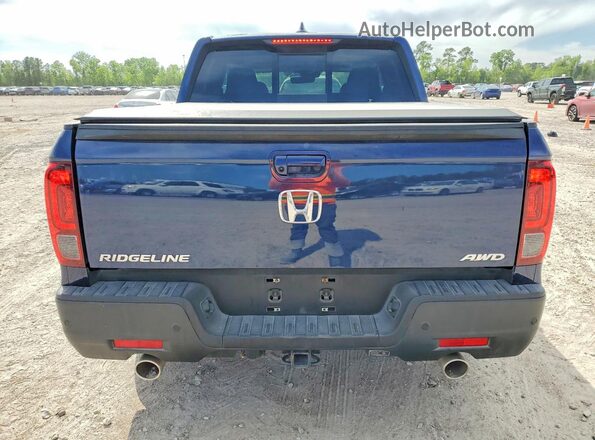 5FPYK3F76NB009532 2022 HONDA RIDGELINE Blue Widok z tyłu