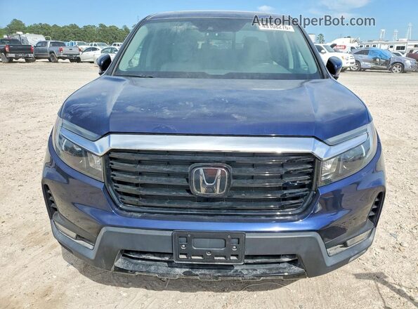 5FPYK3F76NB009532 2022 HONDA RIDGELINE Blue Widok z przodu