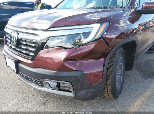 5FPYK3F77LB014705 2020 HONDA RIDGELINE Maroon წინა ხედი