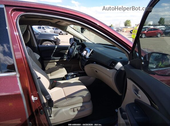 5FPYK3F77LB014705 2020 HONDA RIDGELINE Maroon წინა სალონის ხედი