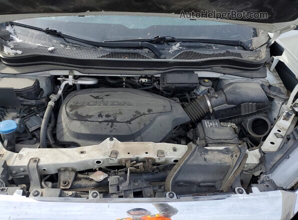 5FPYK3F77MB008629 2021 HONDA RIDGELINE White Engine compartment view