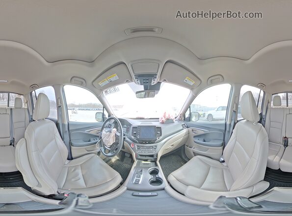 5FPYK3F77MB008629 2021 HONDA RIDGELINE White 360 interior view
