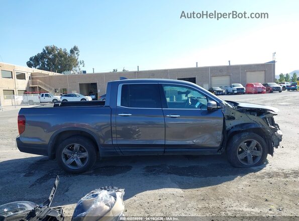 5FPYK3F77NB024220 2022 HONDA RIDGELINE Gray Widok wnętrza 360 stopni