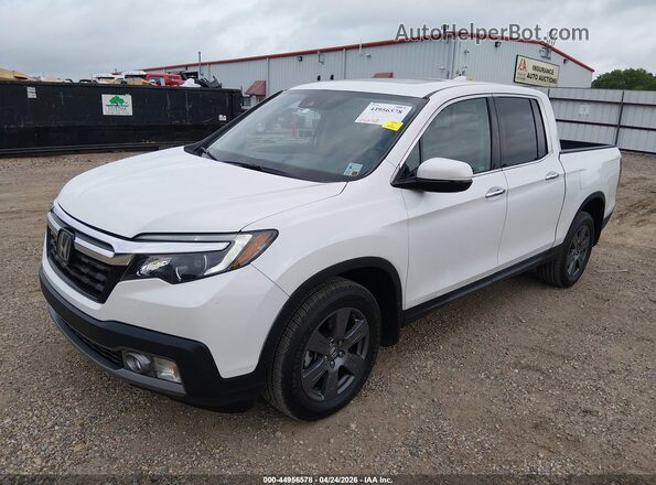 5FPYK3F79LB002474 2020 HONDA RIDGELINE White Առջևի ձախ երեք քառորդ տեսարան