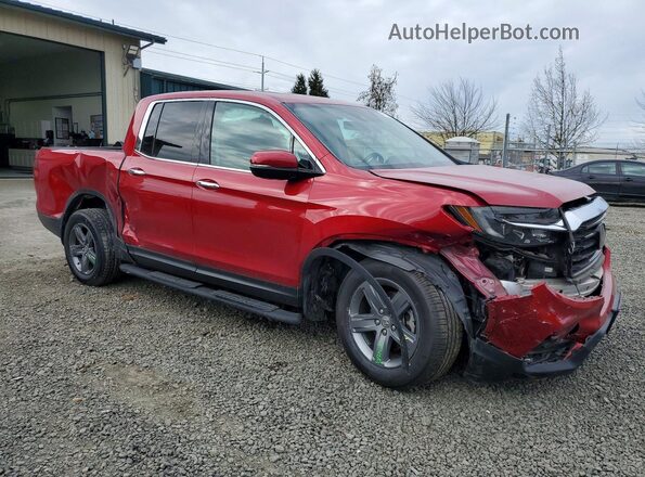 5FPYK3F7XMB025781 2021 HONDA RIDGELINE Red Առջևի աջ
