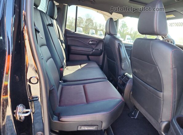 5FPYK3F88KB014784 2019 HONDA RIDGELINE Черный Вид задних сидений