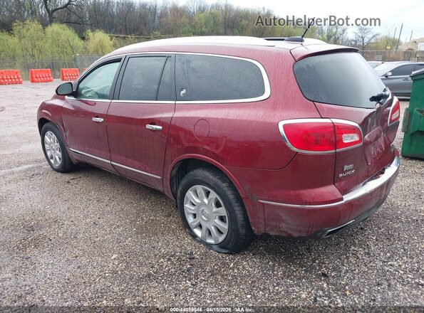 5GAKRBKD4GJ318672 2016 BUICK ENCLAVE Красный Задняя левая четверть
