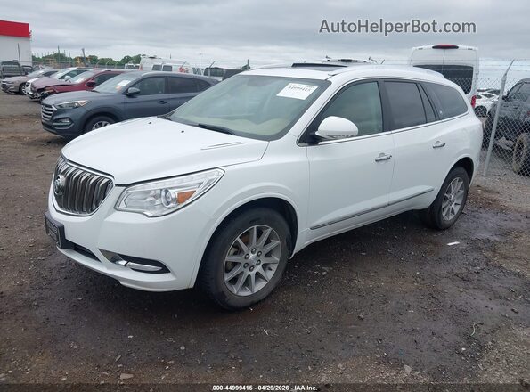 5GAKRBKD9GJ274331 2016 BUICK ENCLAVE White Vista tres cuartos delantera izquierda
