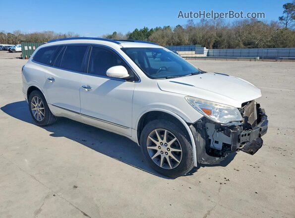 5GAKVBKD0HJ232613 2017 BUICK ENCLAVE Белый Передняя правая четверть