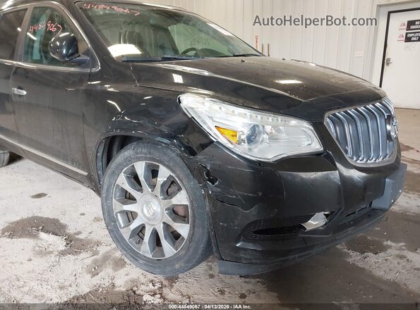 5GAKVBKD4HJ249656 2017 BUICK ENCLAVE Black Front view