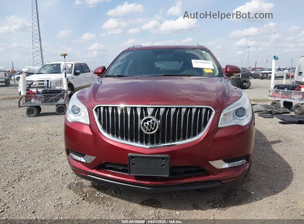 5GAKVBKD6HJ230641 2017 BUICK ENCLAVE Maroon Սարքավորումների վահանակի տեսք