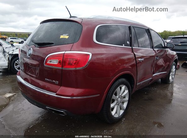 5GAKVCKD1GJ316833 2016 BUICK ENCLAVE Red Trasero derecho