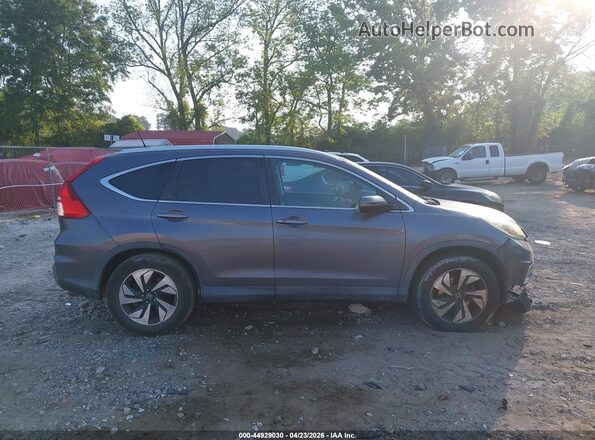 5J6RM3H96GL014262 2016 HONDA CR-V Gray Rear interior view