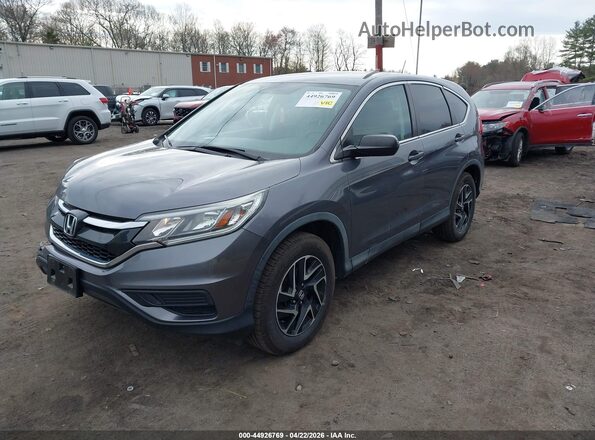 5J6RM4H41GL115980 2016 HONDA CR-V Серый Передняя левая четверть