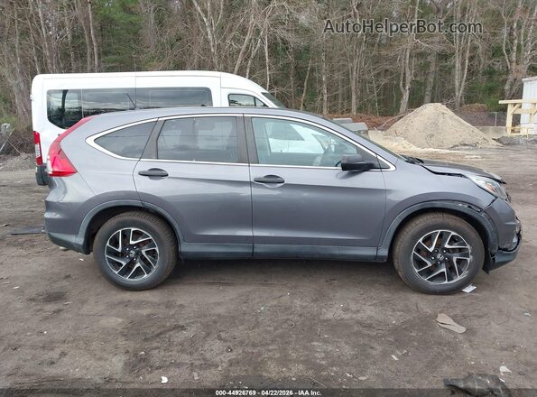 5J6RM4H41GL115980 2016 HONDA CR-V Серый Вид задней части салона