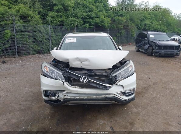 5J6RM4H58GL112146 2016 HONDA CR-V Белый Вид щитка приборов