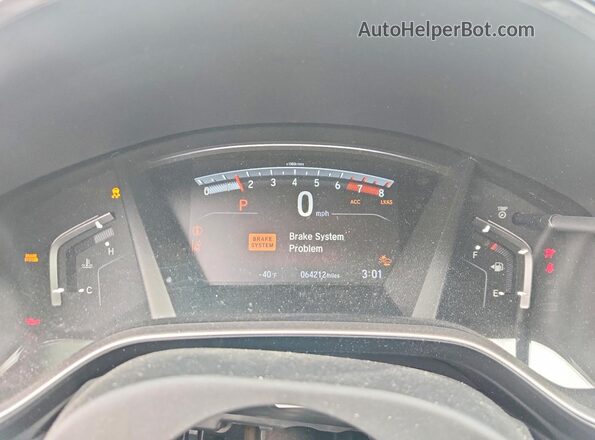 5J6RW2H5XLL018259 2020 HONDA CR-V Silver Вид щитка приладів