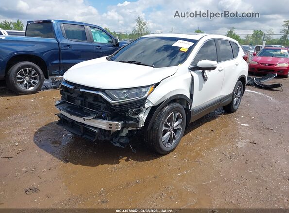 5J6RW2H82LL039083 2020 HONDA CR-V White Առջևի ձախ երեք քառորդ տեսարան