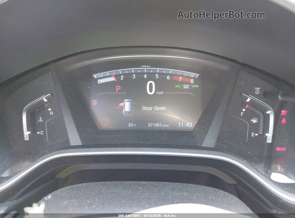 5J6RW2H8XLL038568 2020 HONDA CR-V Gray Вид задніх сидінь