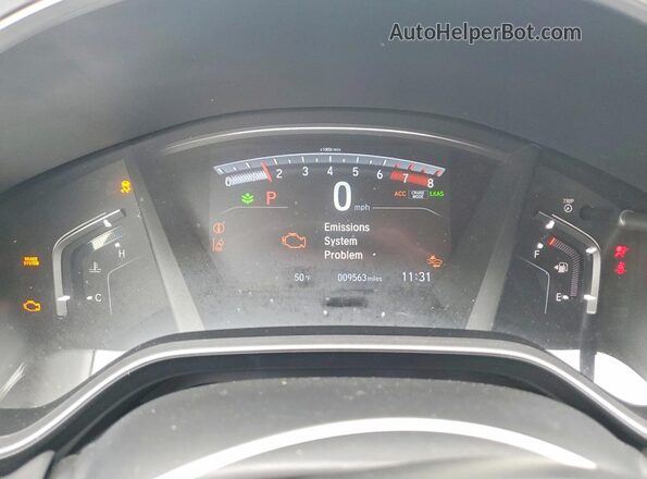 5J6RW2H98LL013449 2020 HONDA CR-V Silver Instrument cluster view