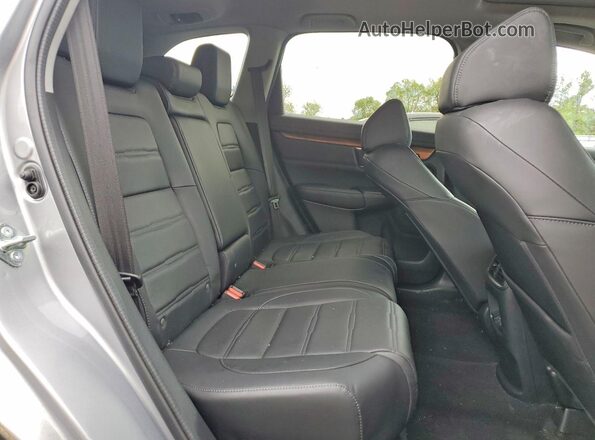 5J6RW2H98LL013449 2020 HONDA CR-V Silver Rear seats view