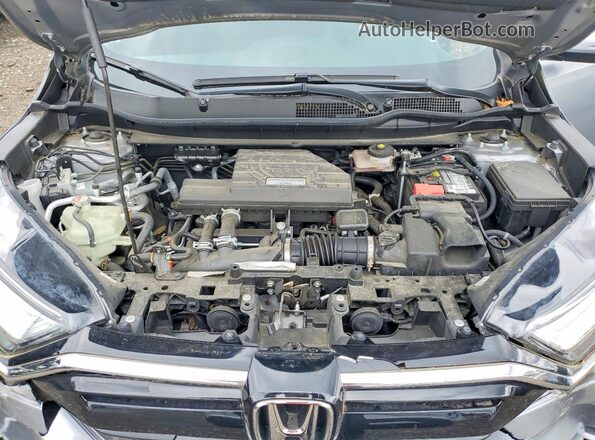 5J6RW2H98LL013449 2020 HONDA CR-V Silver Rear interior view