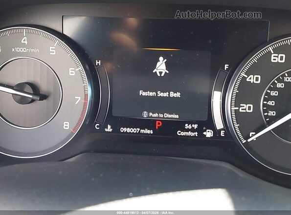 5J8TC1H32LL000093 2020 ACURA RDX Black Vista de los asientos traseros