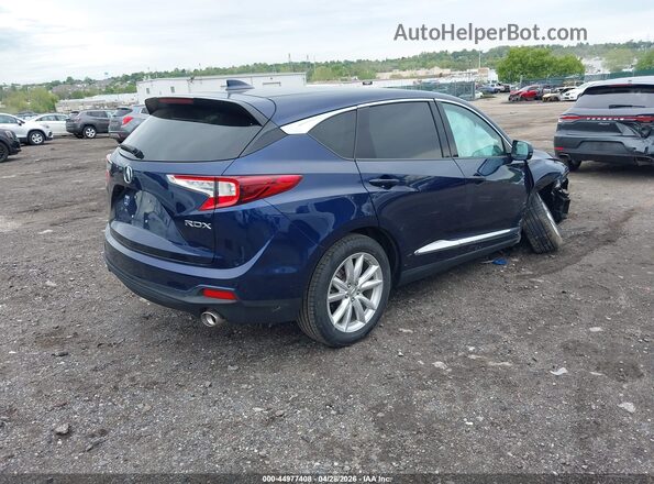 5J8TC1H36LL018760 2020 ACURA RDX Blue Հետևի աջ