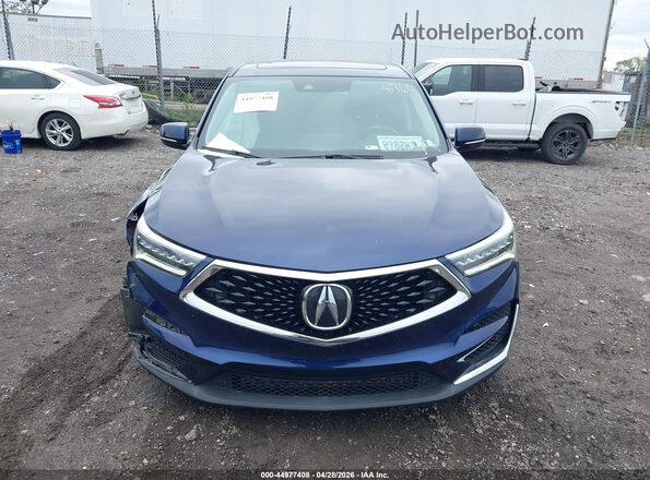 5J8TC1H36LL018760 2020 ACURA RDX Blue Սալոնի հետևի տեսք