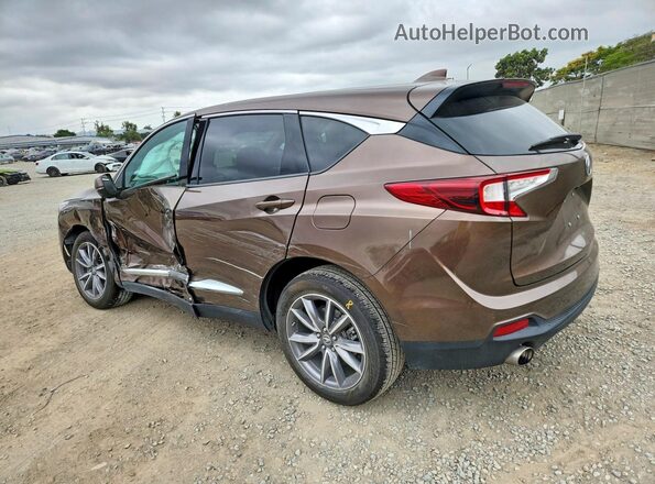 5J8TC1H5XLL020139 2020 ACURA RDX Brown Trasero izquierdo