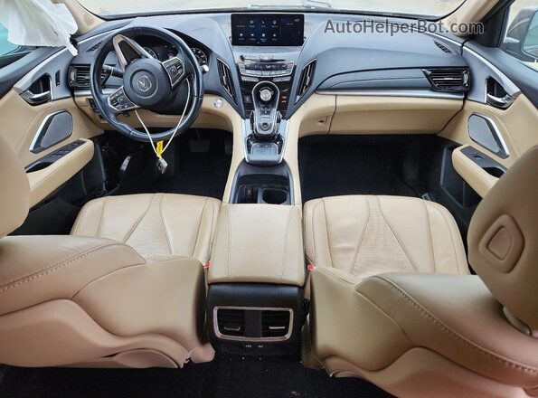 5J8TC1H5XLL020139 2020 ACURA RDX Brown Vista del salpicadero