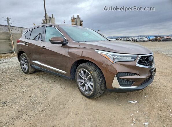 5J8TC1H5XLL020139 2020 ACURA RDX Brown Delantero derecho