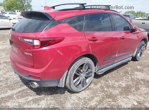 5J8TC1H62LL010990 2020 ACURA RDX Red Задня права чверть