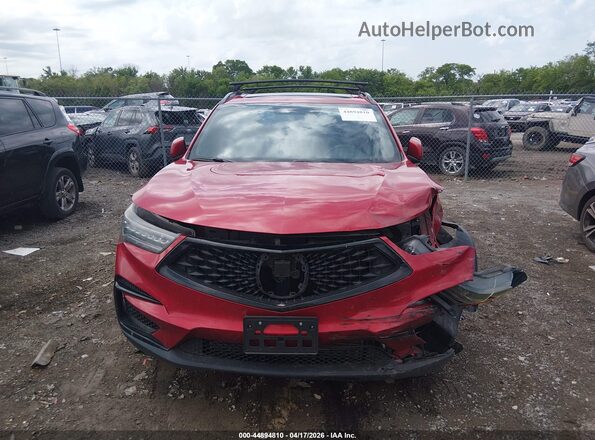 5J8TC1H62LL010990 2020 ACURA RDX Red Вид щитка приладів