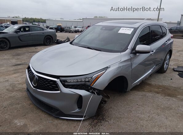 5J8TC2H36PL024652 2023 ACURA RDX Gray Առջևի ձախ երեք քառորդ տեսարան