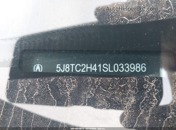 5J8TC2H41SL033986 2025 ACURA RDX Black 