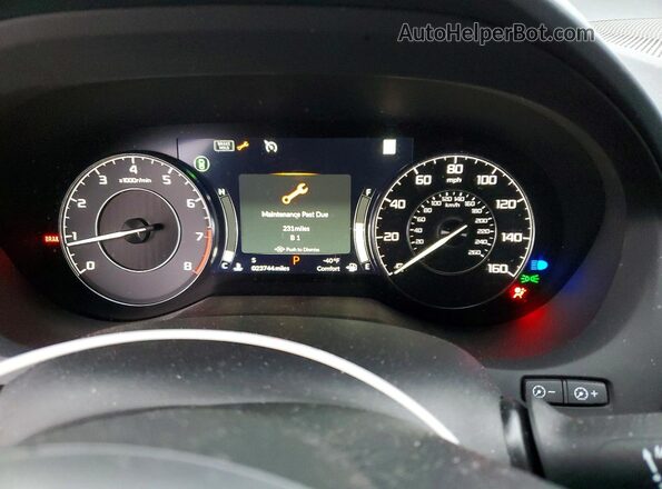 5J8TC2H42SL030367 2025 ACURA RDX Black Widok zestawu wskaźników